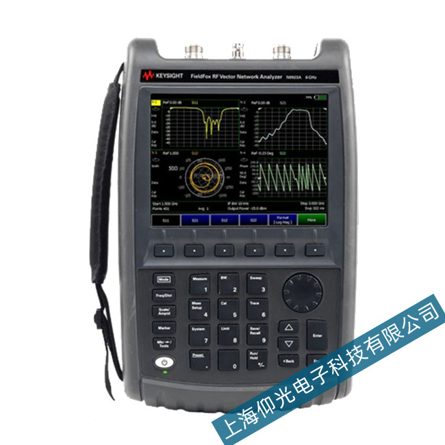 N9923A�ǵ�FieldFox�ֳ�ʽ���lʸ���W(w��ng)�j(lu��)�����x�@ʾ�����}�S��